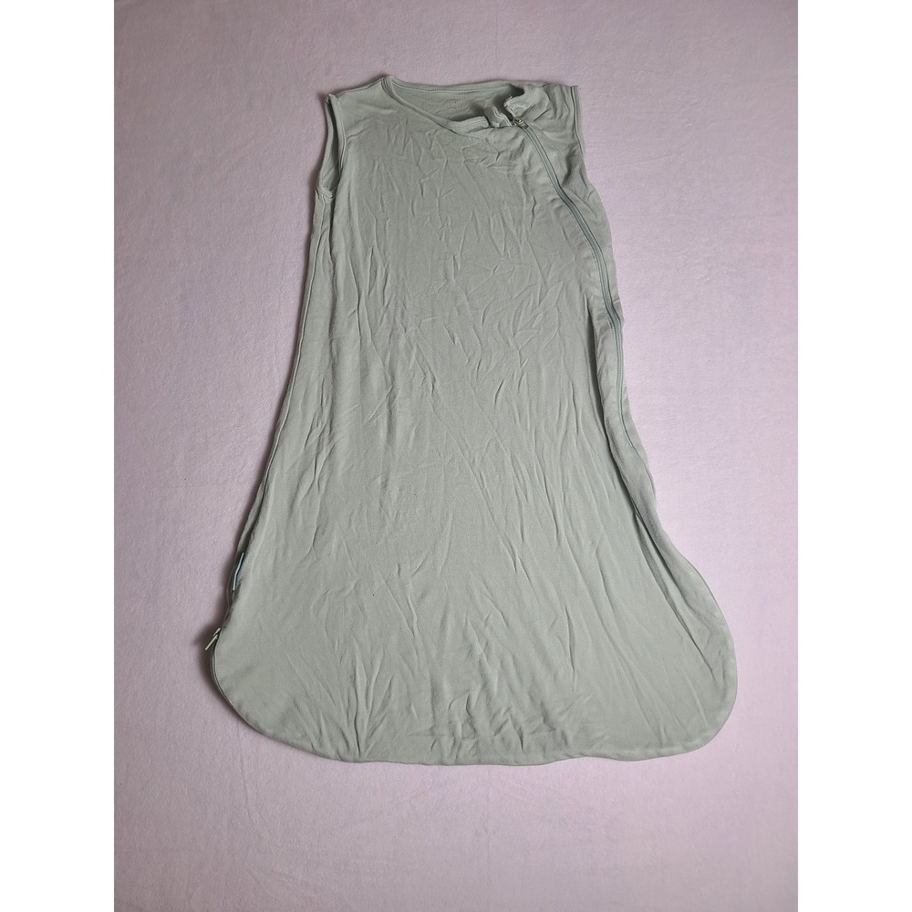 PurComfy Sleep Bag Baby L Sage Green Bamboo Knit Sleeveless Wearable Blanket